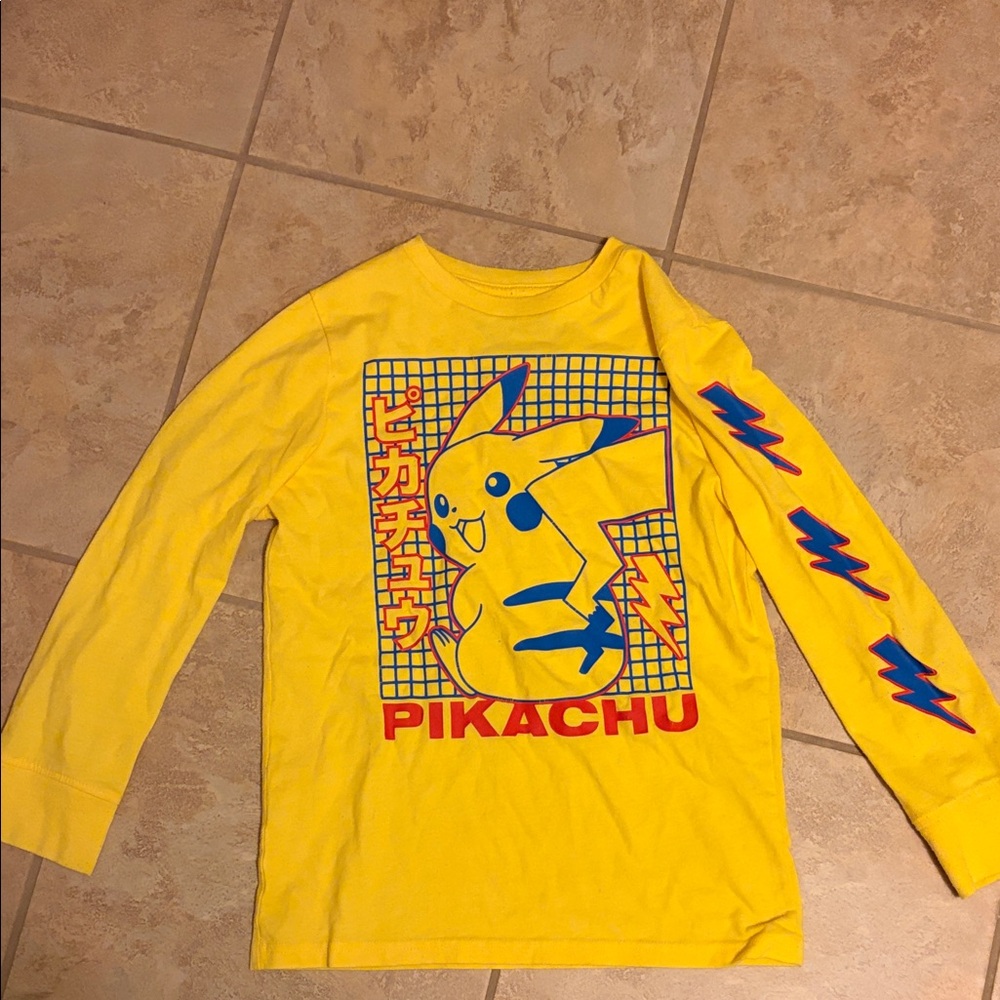 Rare Pikachu youth long sleeved t-Shirt-Unisex size Youth 8